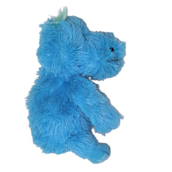 Warmies Blue Dinosaur Lavender Scent Heatable Microwavable Plush Stuffed 9" - Picture 4 of 6